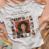 Gepersonaliseerd 21 Fotocollage Memorial T-shirt