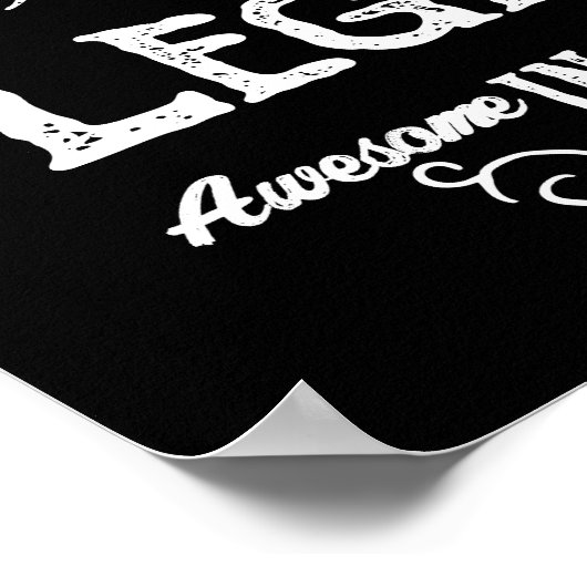 Gepersonaliseerd 21ste verjaardag 2000 zwart poster (Hoek)