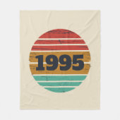 Gepersonaliseerd 30-jarig verjaardagsfeest fleece deken (Voorkant)