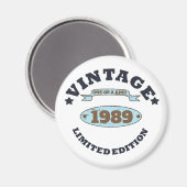 Gepersonaliseerd 30-jarig verjaardagsfeest magneet (Voorkant / Achterkant)