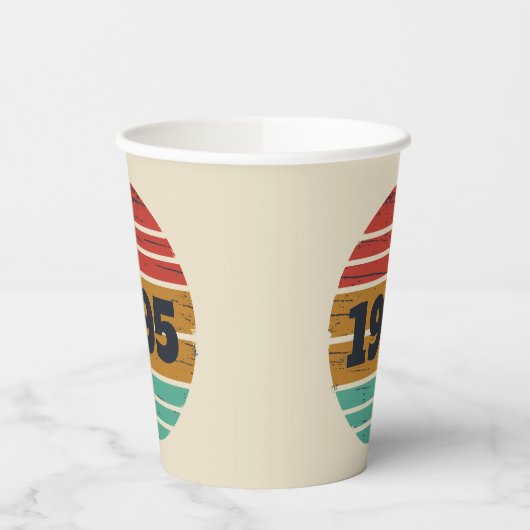 Gepersonaliseerd 30-jarig  verjaardagsfeest papieren bekers (Links)