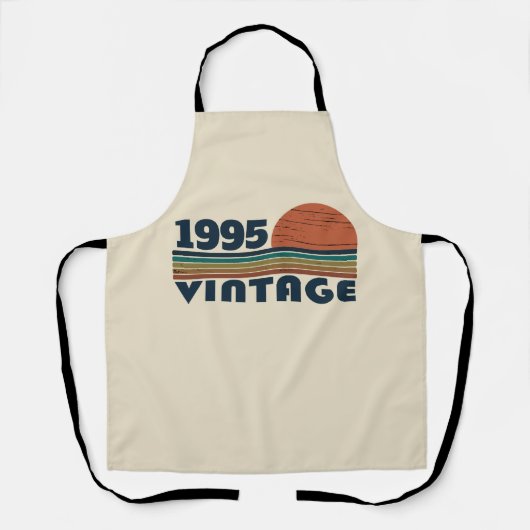 Gepersonaliseerd 30-jarig verjaardagsfeest schort (Voorkant)