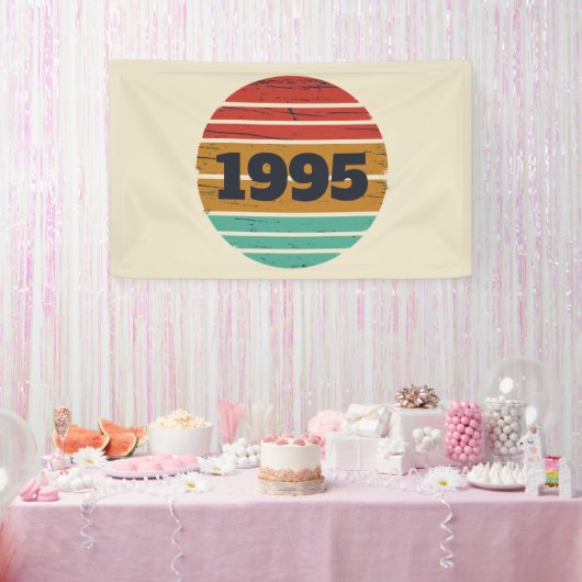 Gepersonaliseerd 30-jarig verjaardagsfeest spandoek (Feest)