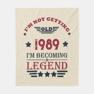 Gepersonaliseerd 35e verjaardagsfeest fleece deken
