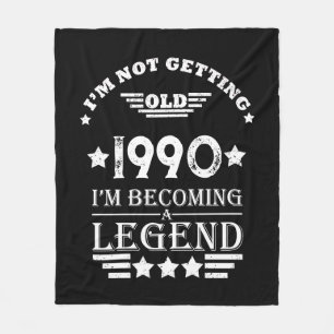 Gepersonaliseerd 35e verjaardagsfeest fleece deken