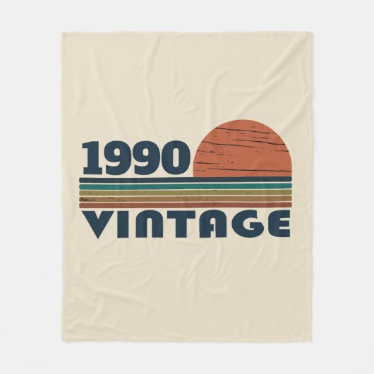 Gepersonaliseerd 35e verjaardagsfeest fleece deken (Voorkant)