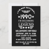 Gepersonaliseerd 35e verjaardagsfeest kaart (Voorkant)