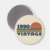 Gepersonaliseerd 35e verjaardagsfeest magneet (Voorkant / Achterkant)