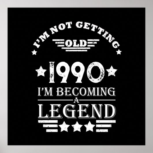 Gepersonaliseerd 35e verjaardagsfeest poster (Voorkant)