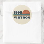 Gepersonaliseerd  35e verjaardagsfeest ronde sticker (Tas)