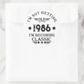 Gepersonaliseerd 35e verjaardagsfeest ronde sticker (Tas)