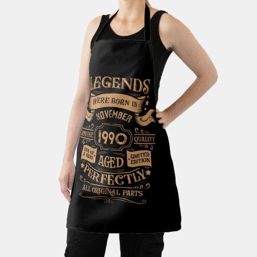 Gepersonaliseerd  35e verjaardagsfeest schort (Insitu)