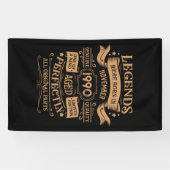 Gepersonaliseerd  35e verjaardagsfeest spandoek (Horizontaal)