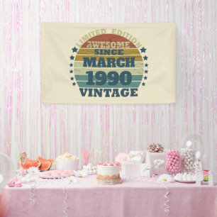 Gepersonaliseerd 35e verjaardagsfeest spandoek