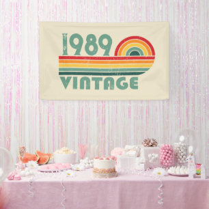 Gepersonaliseerd 35e verjaardagsfeest spandoek