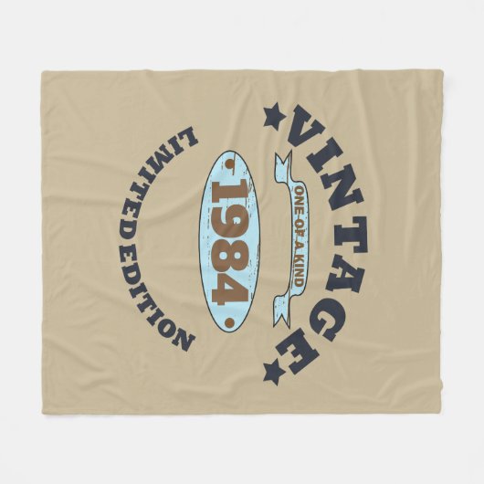 Gepersonaliseerd 40-jarig 40-jarig verjaardagsfee fleece deken (Voorkant (Horizontaal))