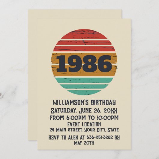 Gepersonaliseerd 40-jarig 40-jarig  verjaardagsfee kaart (Voorkant / Achterkant)