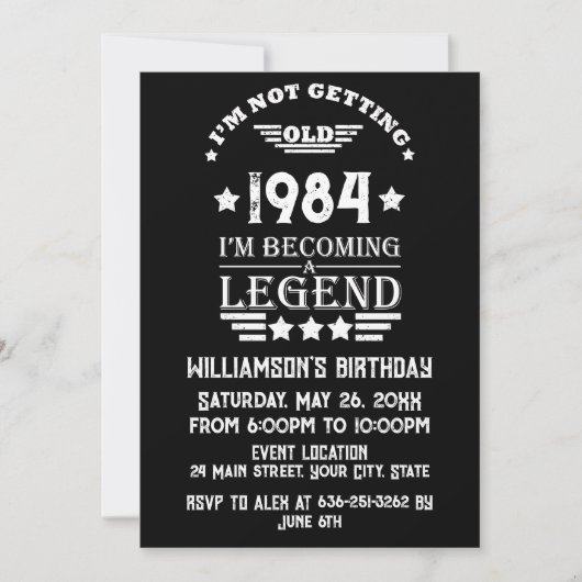 Gepersonaliseerd 40-jarig 40-jarig verjaardagsfee kaart (Voorkant)