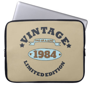 Gepersonaliseerd 40-jarig 40-jarig verjaardagsfee laptop sleeve