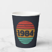 Gepersonaliseerd 40-jarig 40-jarig verjaardagsfee papieren bekers (Voorkant)