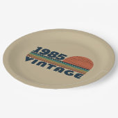 Gepersonaliseerd 40-jarig 40-jarig verjaardagsfee papieren bordje (Gekanteld)