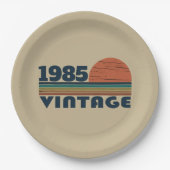 Gepersonaliseerd 40-jarig 40-jarig verjaardagsfee papieren bordje (Voorkant)