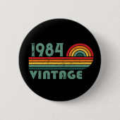 Gepersonaliseerd 40-jarig 40-jarig  verjaardagsfee ronde button 5,7 cm (Voorkant)