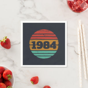 Gepersonaliseerd 40-jarig 40-jarig verjaardagsfee servet