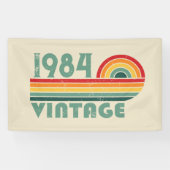 Gepersonaliseerd 40-jarig 40-jarig  verjaardagsfee spandoek (Horizontaal)