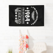 Gepersonaliseerd 40-jarig 40-jarig  verjaardagsfee spandoek (Insitu)