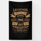 Gepersonaliseerd 40-jarig 40-jarig  verjaardagsfee spandoek (Verticaal)