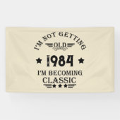 Gepersonaliseerd 40-jarig 40-jarig  verjaardagsfee spandoek (Horizontaal)