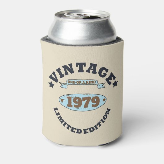 Gepersonaliseerd 45e verjaardagscadeau blikjeskoeler (Blikje Achterkant)