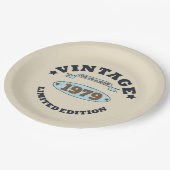 Gepersonaliseerd 45e verjaardagscadeau papieren bordje (Gekanteld)