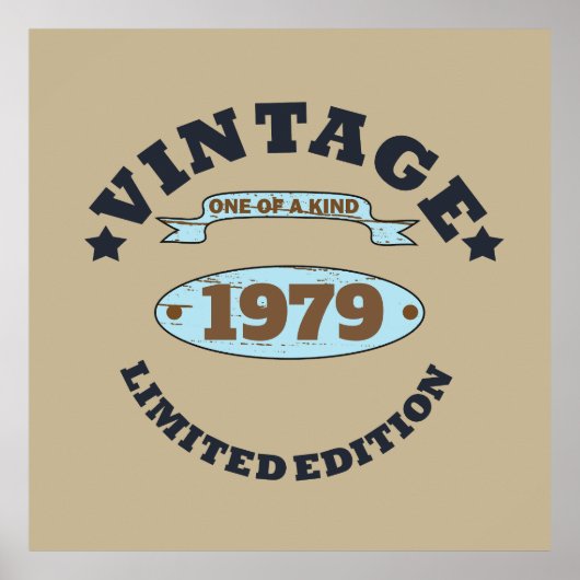 Gepersonaliseerd 45e verjaardagscadeau poster (Voorkant)