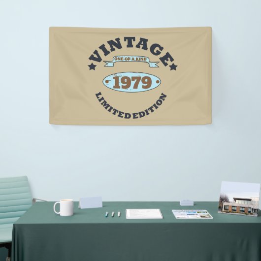 Gepersonaliseerd  45e verjaardagscadeau spandoek (Beurs)