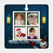 Gepersonaliseerd 4-venster lijst ornament (Voorkant)