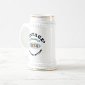 Gepersonaliseerd 50-jarig  50-jarig verjaardagsfee bierpul (Voorkant links)