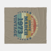 Gepersonaliseerd 50-jarig  50-jarig verjaardagsfee fleece deken (Voorkant (Horizontaal))