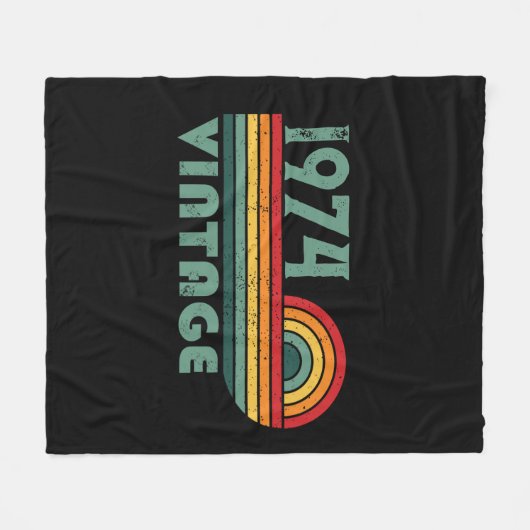 Gepersonaliseerd 50-jarig 50-jarig verjaardagsfee fleece deken (Voorkant (Horizontaal))