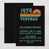 Gepersonaliseerd 50-jarig 50-jarig verjaardagsfee kaart (Voorkant / Achterkant)