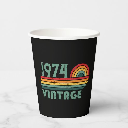 Gepersonaliseerd 50-jarig  50-jarig verjaardagsfee papieren bekers (Achterkant)