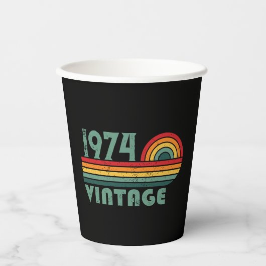 Gepersonaliseerd 50-jarig  50-jarig verjaardagsfee papieren bekers (Voorkant)