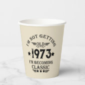 Gepersonaliseerd 50-jarig 50-jarig verjaardagsfee papieren bekers (Voorkant)