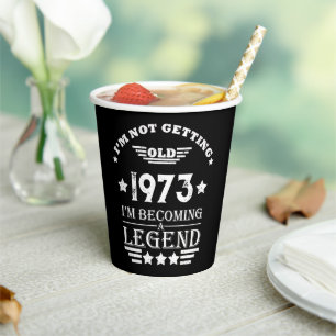 Gepersonaliseerd 50-jarig 50-jarig verjaardagsfee papieren bekers
