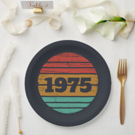 Gepersonaliseerd 50-jarig  50-jarig verjaardagsfee papieren bordje
