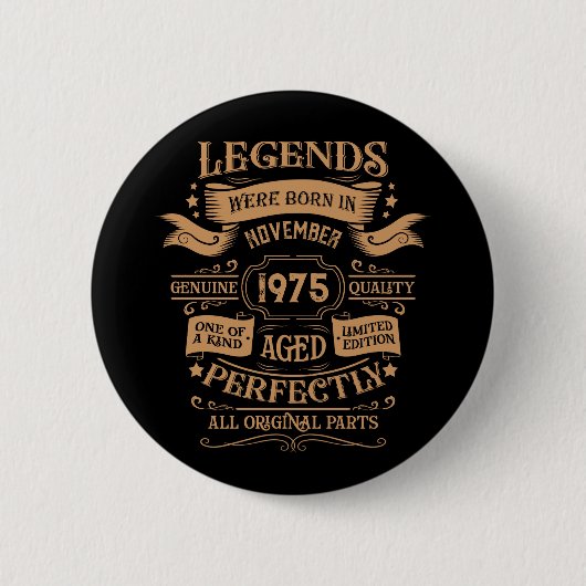 Gepersonaliseerd 50-jarig 50-jarig verjaardagsfee ronde button 5,7 cm (Voorkant)