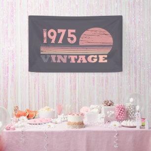 Gepersonaliseerd 50-jarig 50-jarig verjaardagsfee spandoek