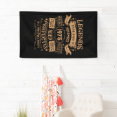Gepersonaliseerd 50-jarig  50-jarig verjaardagsfee spandoek (Insitu)