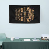 Gepersonaliseerd 50-jarig  50-jarig verjaardagsfee spandoek (Beurs)